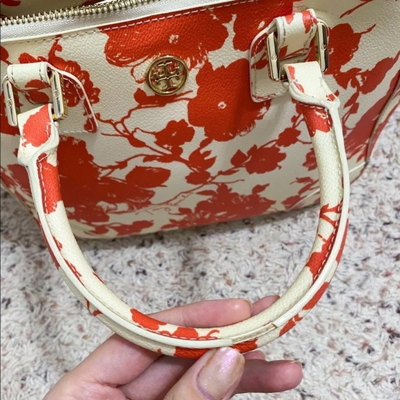 Tory Burch Handbag Robinson Collection18 Floral - Picture 10 of 12